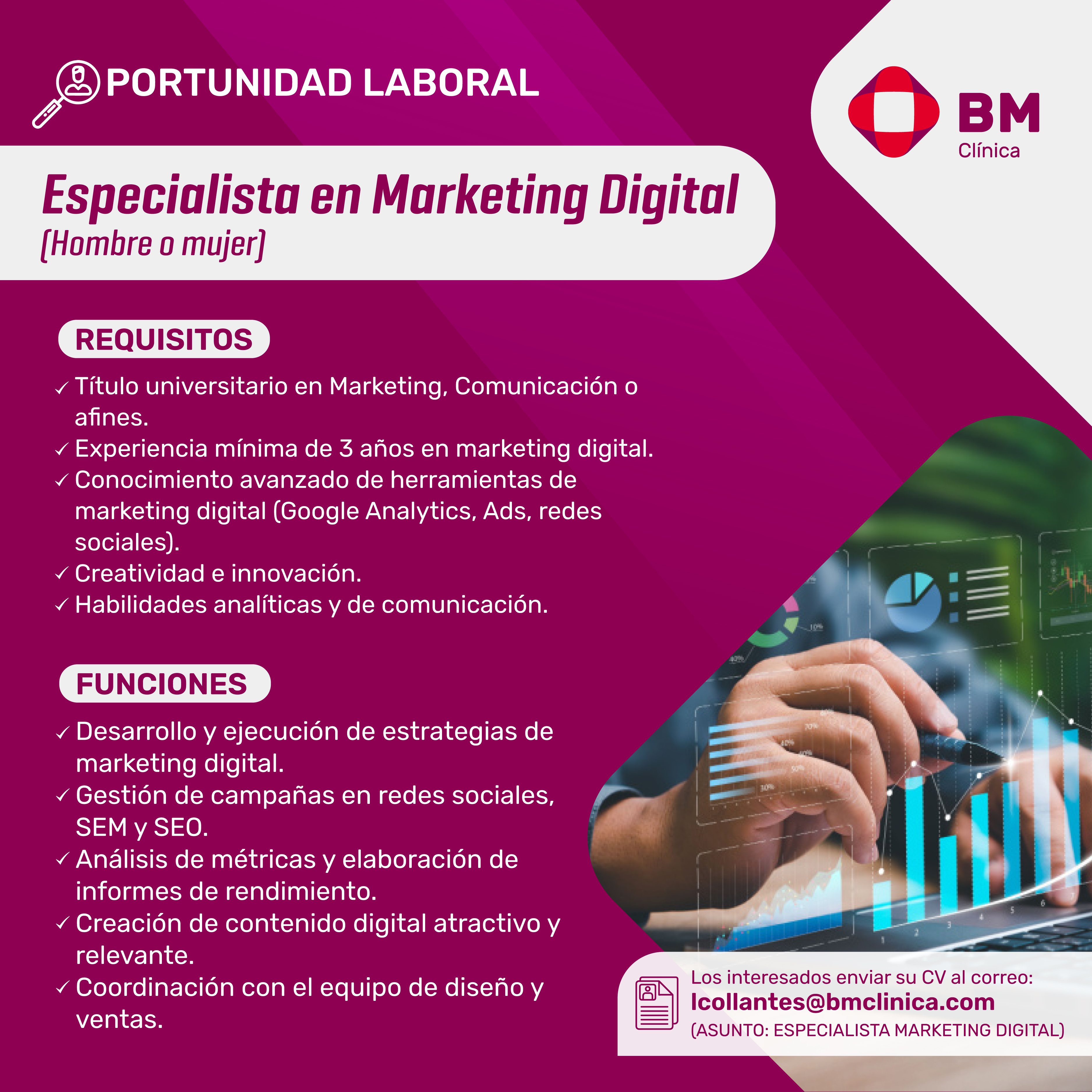 Especialista en Marketing Digital